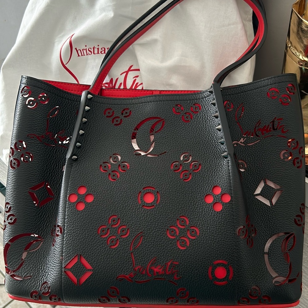 Christian Louboutin Cabarock perforated bag